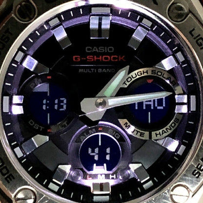 G-Shock Casio Gst-W110D-1A G-Steel Watch With Radio-Controlled Solar-Powered Movement