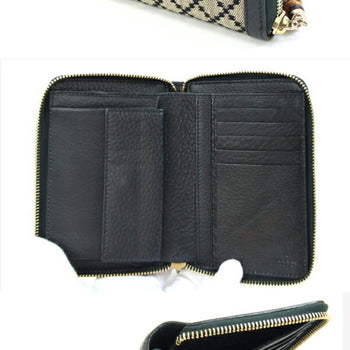 Gucci Diamante Round Wallet 224256 Green Canvas