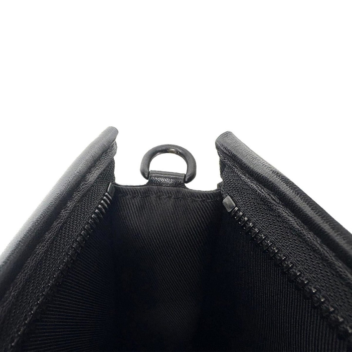 Louis Vuitton Monogram Shadow Gaston Wearable Wallet Shoulder Bag In Black Leather (M81115)