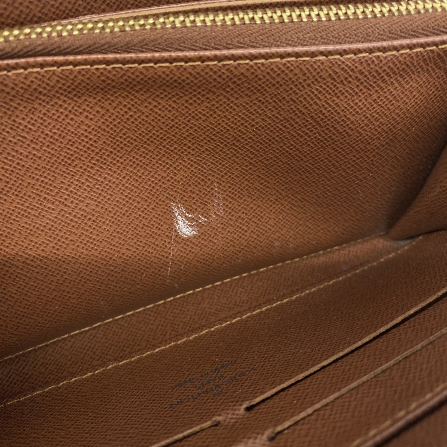 Louis Vuitton Monogram Zippy Wallet M60017 Brown