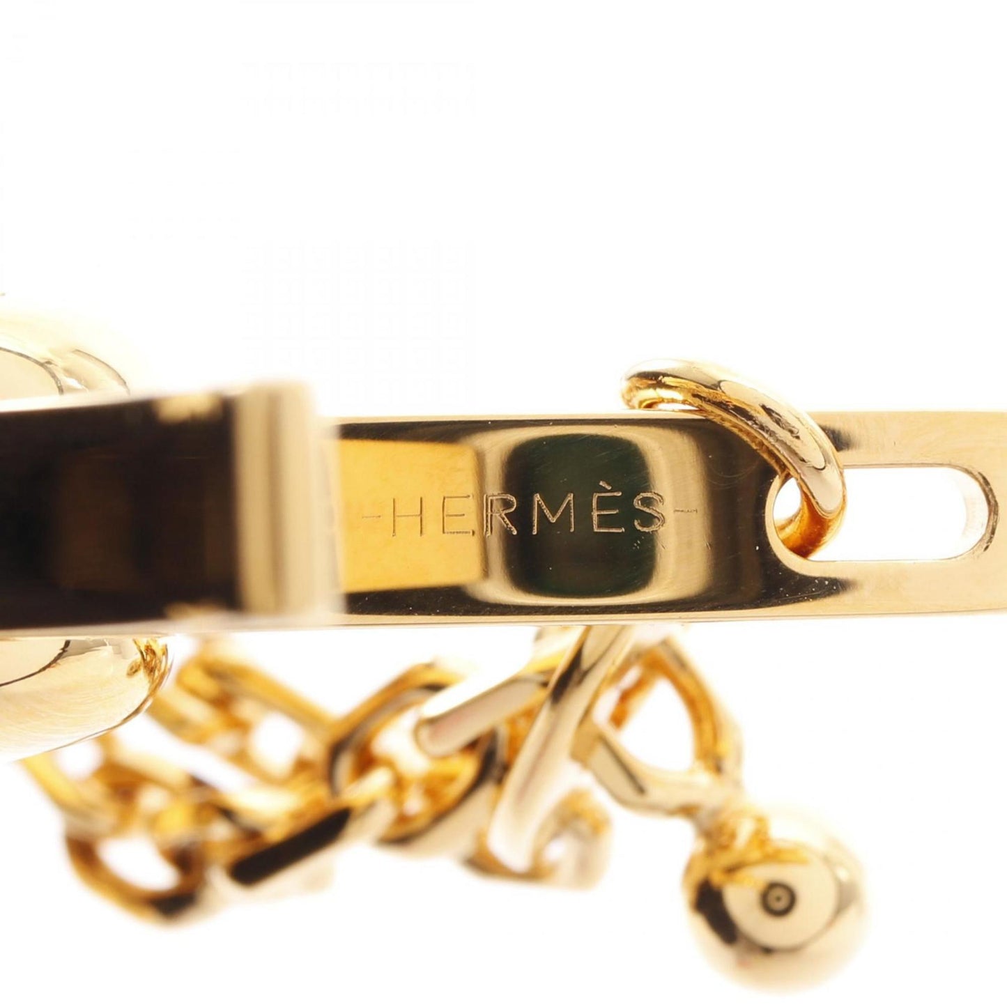 Hermes Herms Fillou Glove Holder Accessory Gp (Gold Plated)