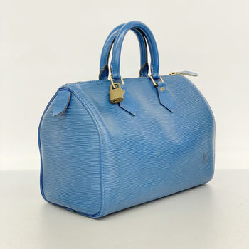Louis Vuitton Epi Speedy 25 Handbag M43015 Toledo Blue