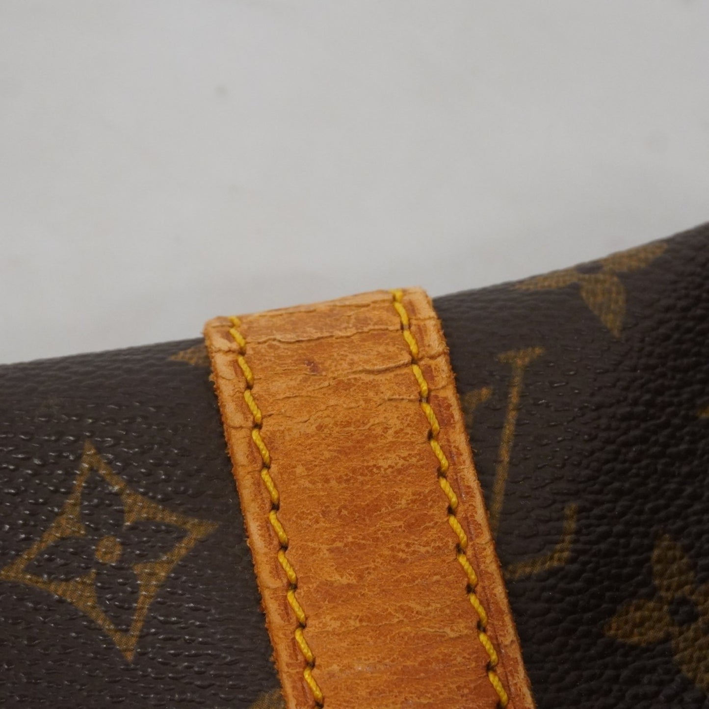 Louis Vuitton Monogram Keepall Bandouliere 55 Boston Bag M41414 Brown