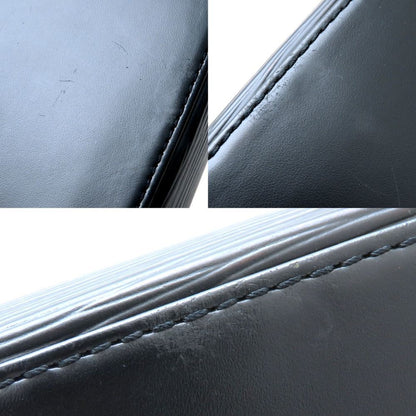 Louis Vuitton Epi Sablon M52042 Handbag In Noir And Creel Black