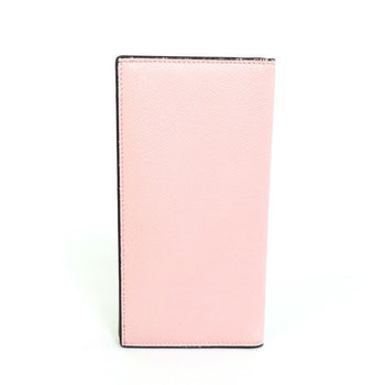 Valextra Card Case Leather Light Pink