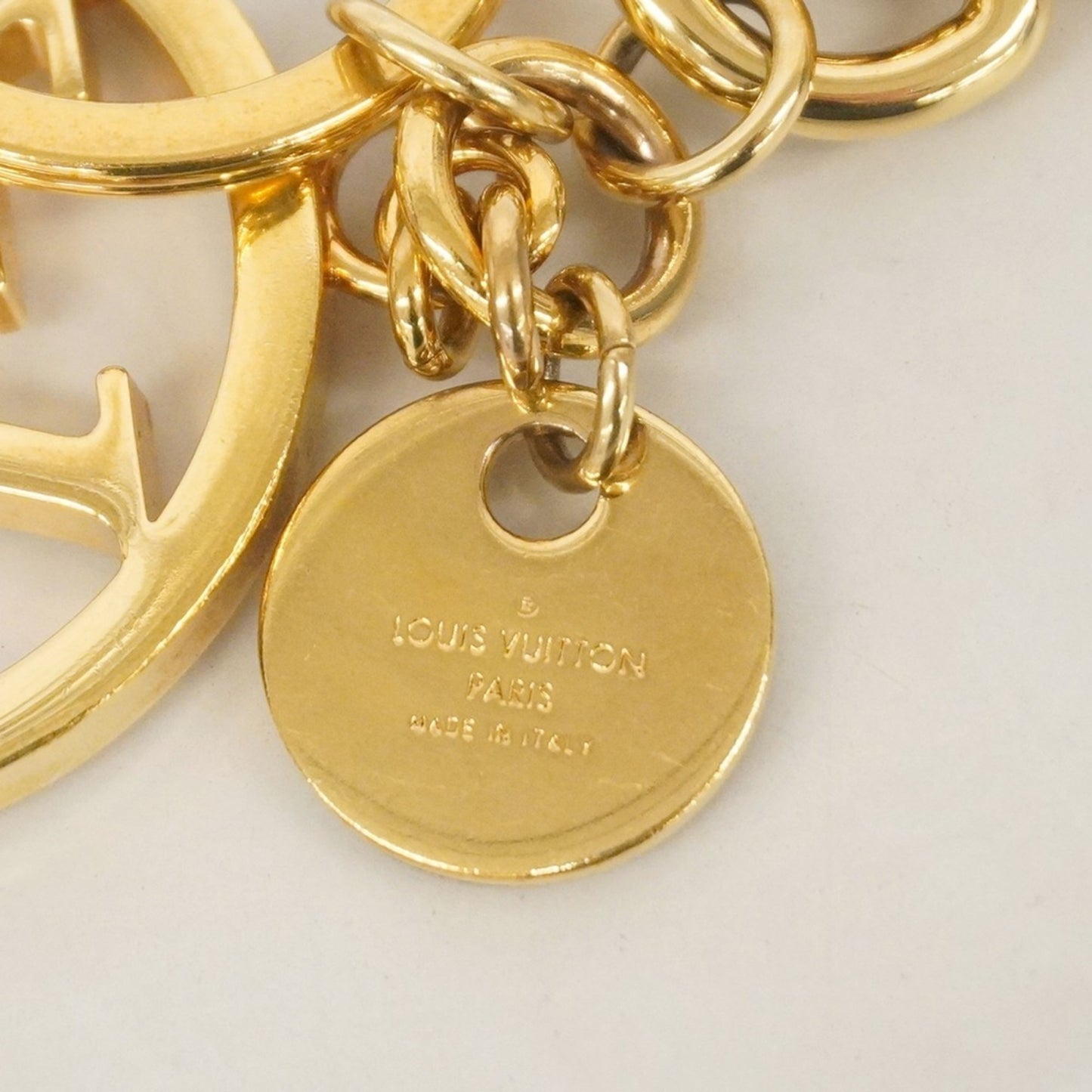 Louis Vuitton Porte-Cls Lv Circle Keychain M68000 Gold