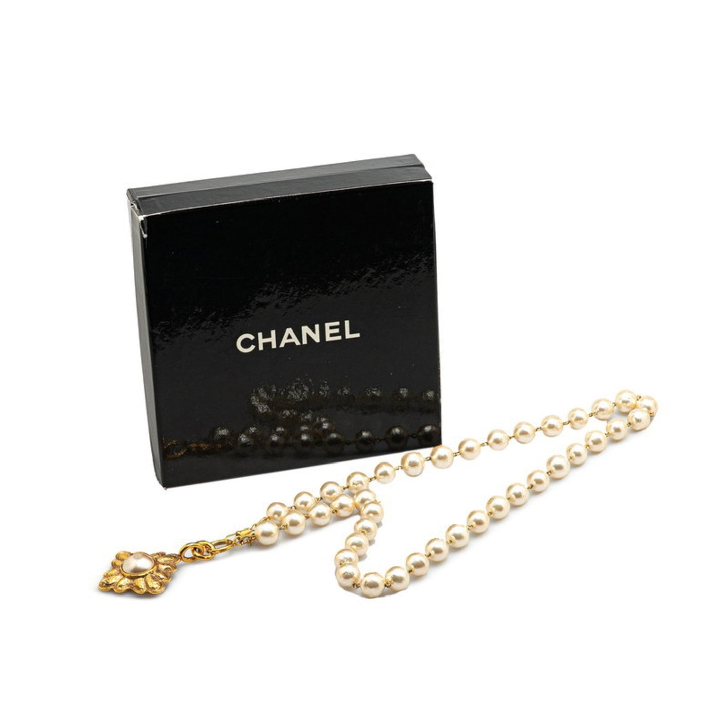 Vintage Chanel Faux Pearl Necklace