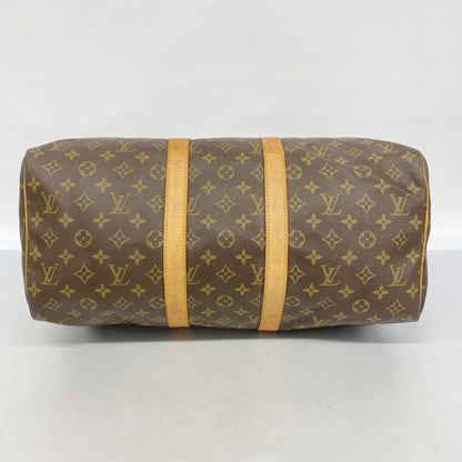 Louis Vuitton Monogram Keepall 45 Boston Bag M41428 Brown