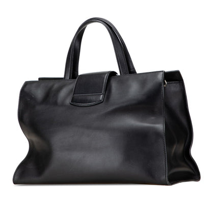 Gucci Sherry Line Dionysus Handbag/Shoulder Bag 2Way 444167 Black Leather