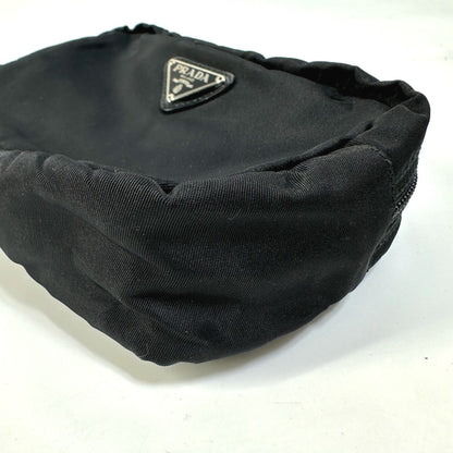 Prada Nm340X Triangle Logo Pouch Black