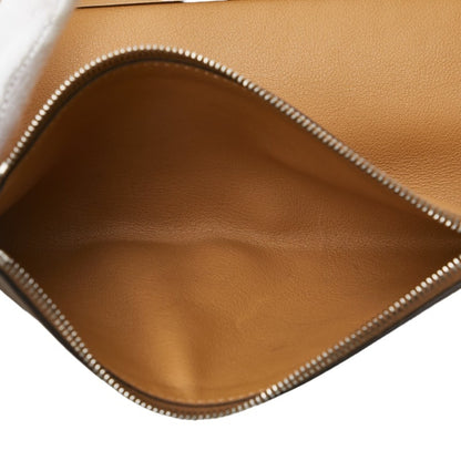 Hermes Herms Ea Zip Pm Notepad Cover In Etoupe Swift Leather