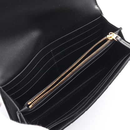 Bottega Veneta Intrecciato Bi-Fold Long Wallet Leather