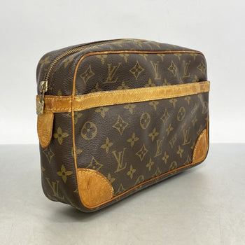 Louis Vuitton Monogram Compigne 28 Clutch Bag M51845 Brown