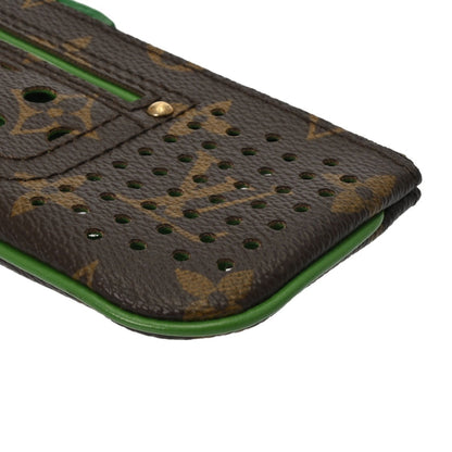 Louis Vuitton Monogram Perforated Pochette Cle Vert M95186