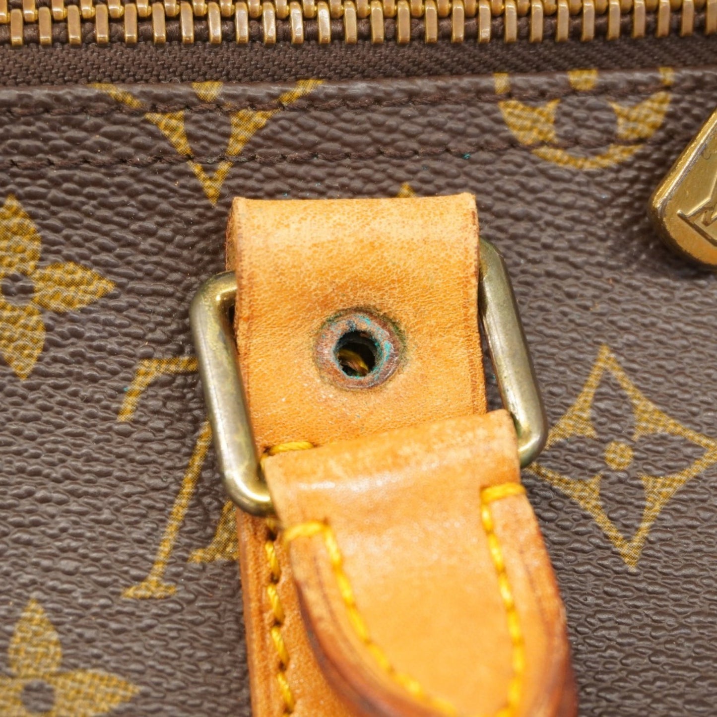 Louis Vuitton Monogram Keepall 55 Boston Bag M41424 Brown