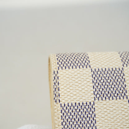 Louis Vuitton Damier Azur Portefeuille Sarah Long Wallet N61735 White