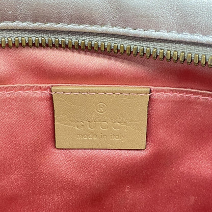 Gucci Gg Marmont Shoulder Bag 447632 Leather Silver