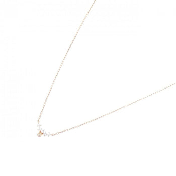 Agete Agate Diamond Necklace 0.03Ct