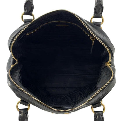 Prada Handbag Nylon 1Bb013 Prada 2Way Bag Black