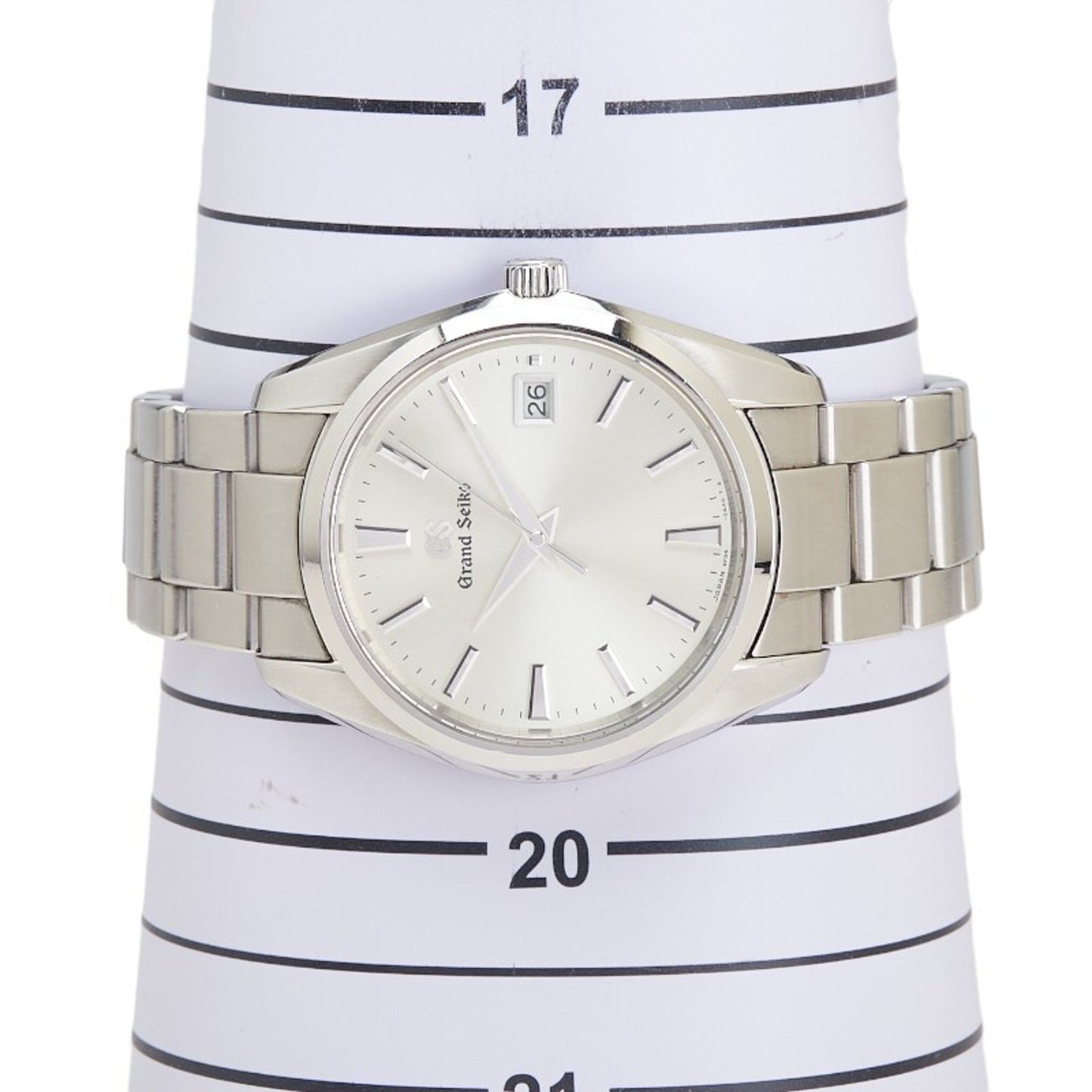 Seiko Grand Heritage Collection Watch 9F85-0Ac0 Quartz Silver Dial Stainless Steel