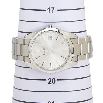 Seiko Grand Heritage Collection Watch 9F85-0Ac0 Quartz Silver Dial Stainless Steel