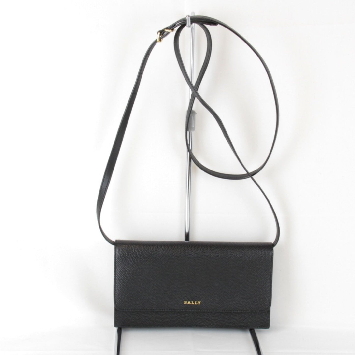 Bally Shoulder Bag Leather Black