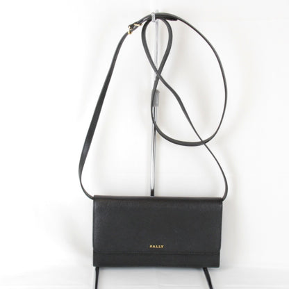 Bally Shoulder Bag Leather Black