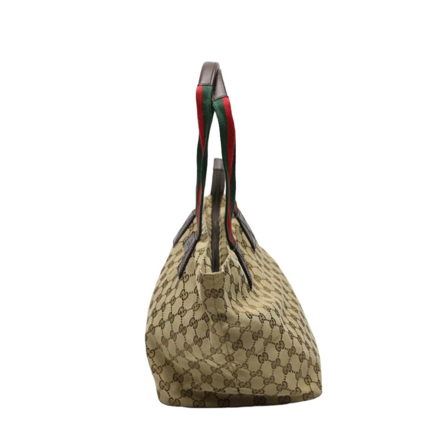 Gucci Tote Bag Handbag Gg Canvas 131230 Beige