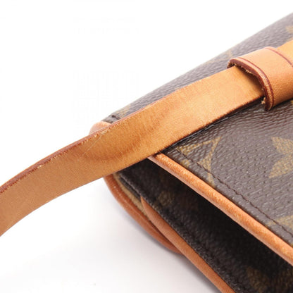 Louis Vuitton Florentine Pochette Monogram Waist Bag/Body Bag In Coated Canvas And Leather