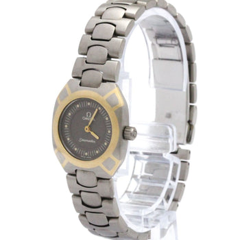 Omega Seamaster Polaris 18K Gold Steel Quartz Watch 796.1022