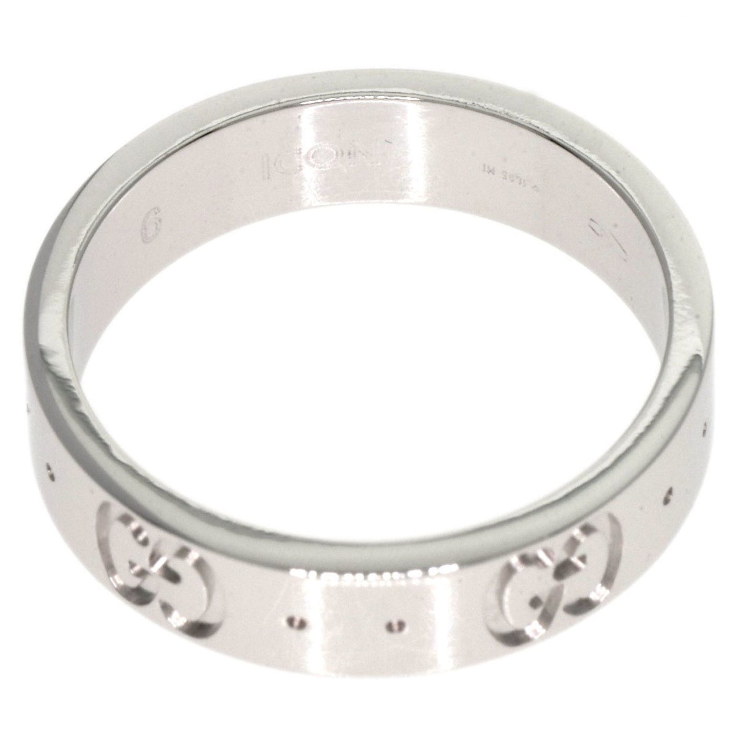 Gucci Icon #6 Ring In 18K White Gold