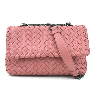 Bottega Veneta Shoulder Bag In Intrecciato Leather And Metal