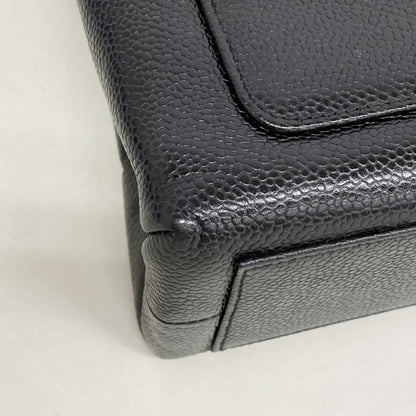 Chanel Shoulder Bag Caviar Skin Black