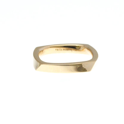Tiffany Torque Narrowing Pink Gold (18K) Fashion No Stone Band Ring Pink Gold