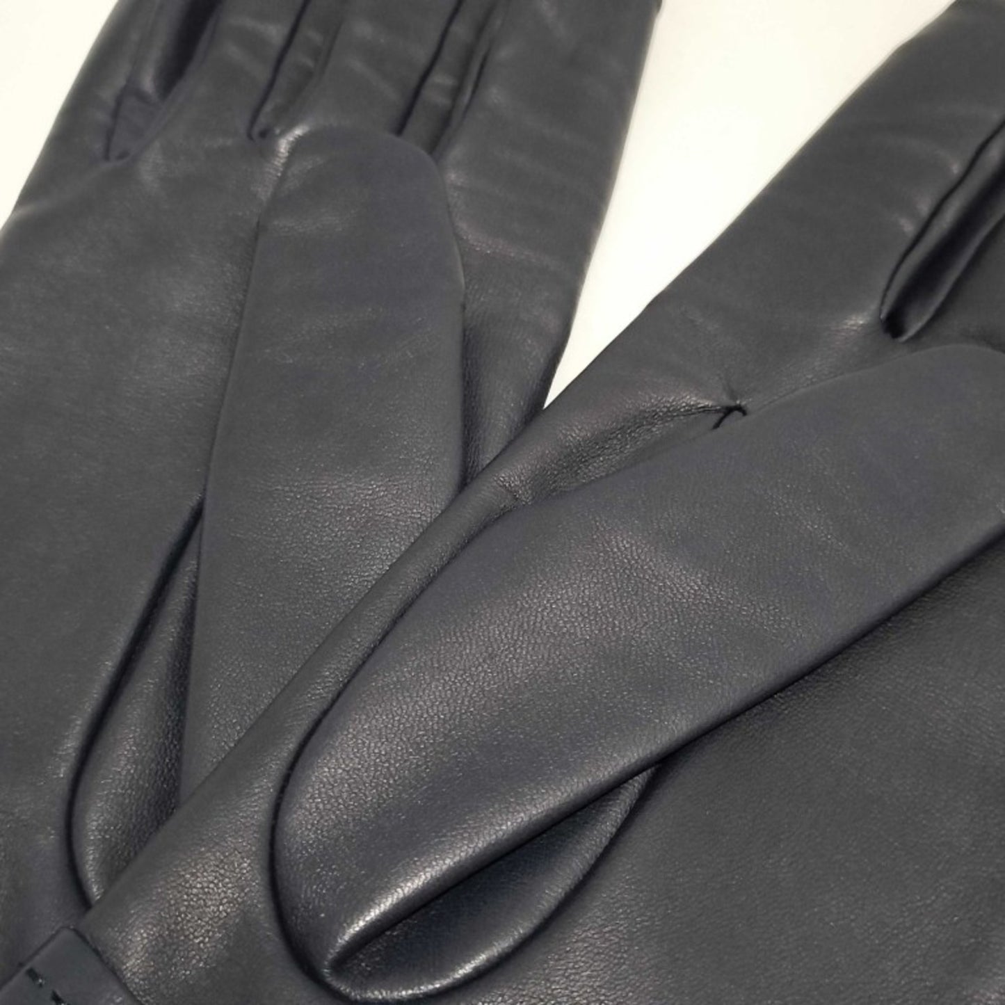 Hermes Dream Love Navy Lambskin Gloves