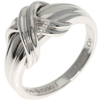 Tiffany Signature Ring In 18K White Gold For Women