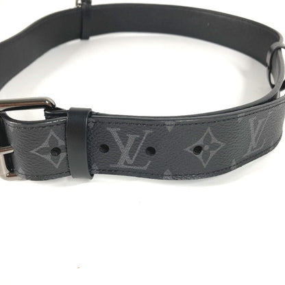 Louis Vuitton M0179V Monogram Eclipse Santur Signature Chain 35Mm Belt In Canvas