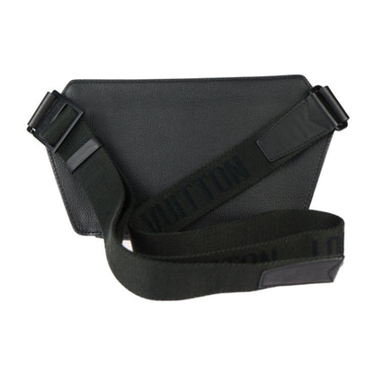 Louis Vuitton Louis Vuitton Take Off Sling Body Bag M57081 Grained Leather Noir Black Lv Waist