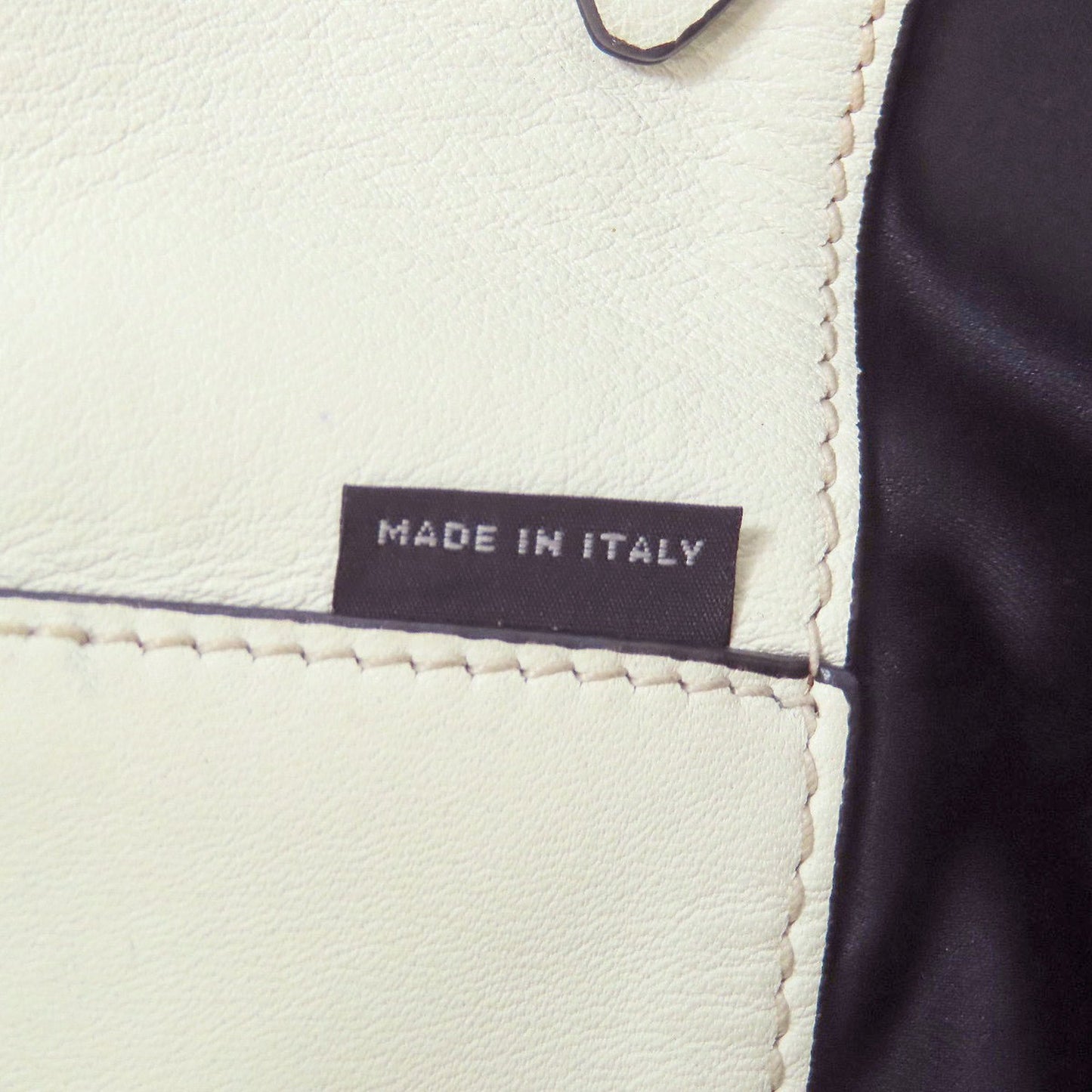 Miu Miu Miu Logo Tote Bag Leather