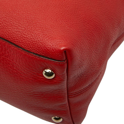 Gucci Soho Handbag/Shoulder Bag 2Way 308362 Red Leather