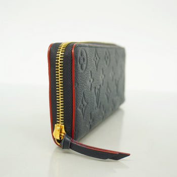 Louis Vuitton Monogram Empreinte Portefeuille Clemence Long Wallet M69415 Marine Rouge