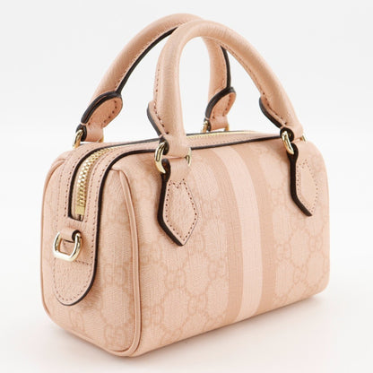 Gucci Ophidia Super Mini Handbag/Shoulder Bag (781490 Fad03 6241) In Gg Supreme Canvas