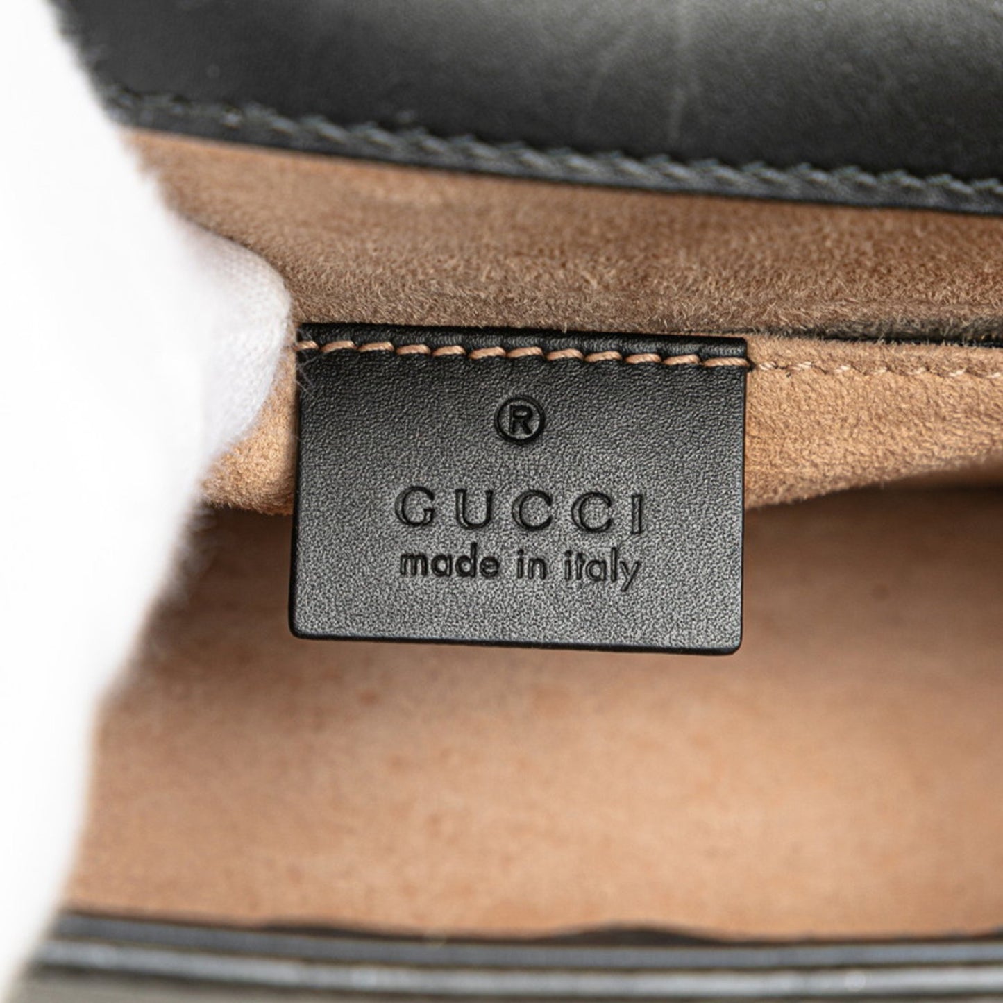 Gucci Sylvie Mini Chain Shoulder Bag 431666 Black Leather