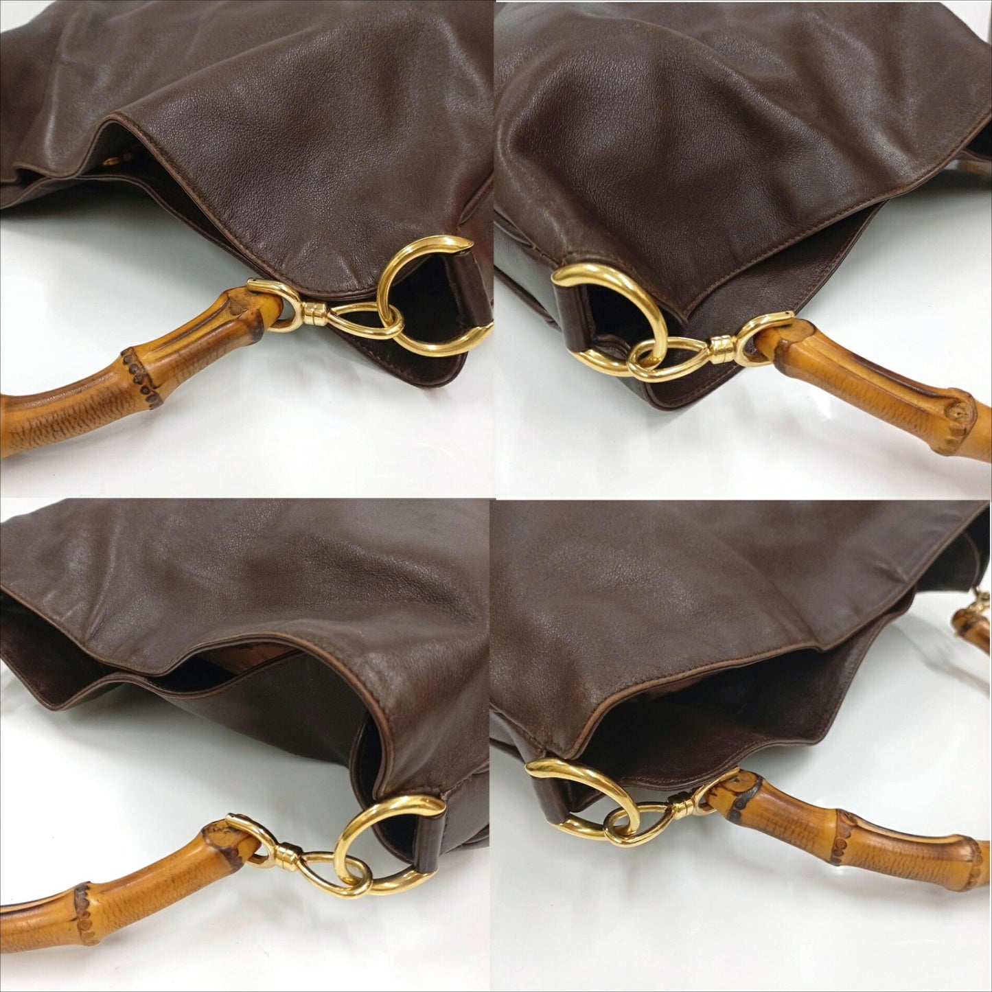 Leather - Gucci Handbag Bamboo