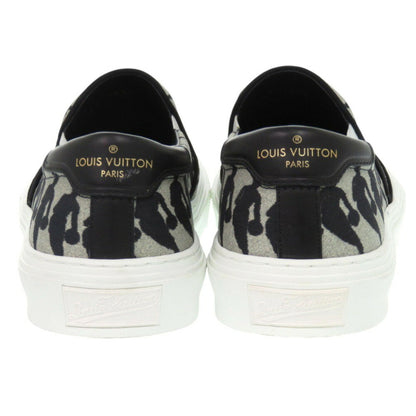 Louis Vuitton X Nba Collaboration Trocadero Canvas Leather Grey Sneakers