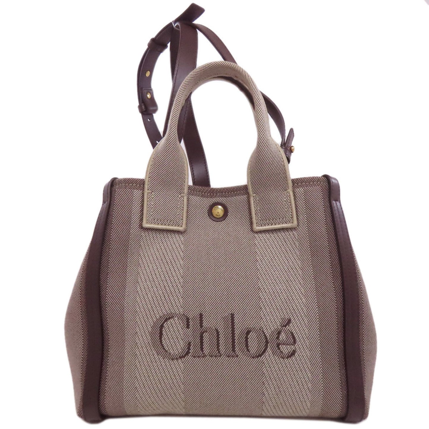 Chlo Chloe Carry Small Handbag Canvas