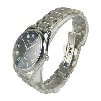 Longines Longines Watch Master Collection Power Reserve L2.908.4.51.6 Silver Black Dial Stainless