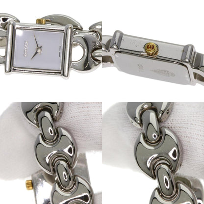 Gucci 1800L Square Face Watch Stainless Steel/Ss