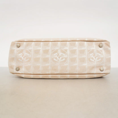 Chanel New Travel Nylon Beige Handbag