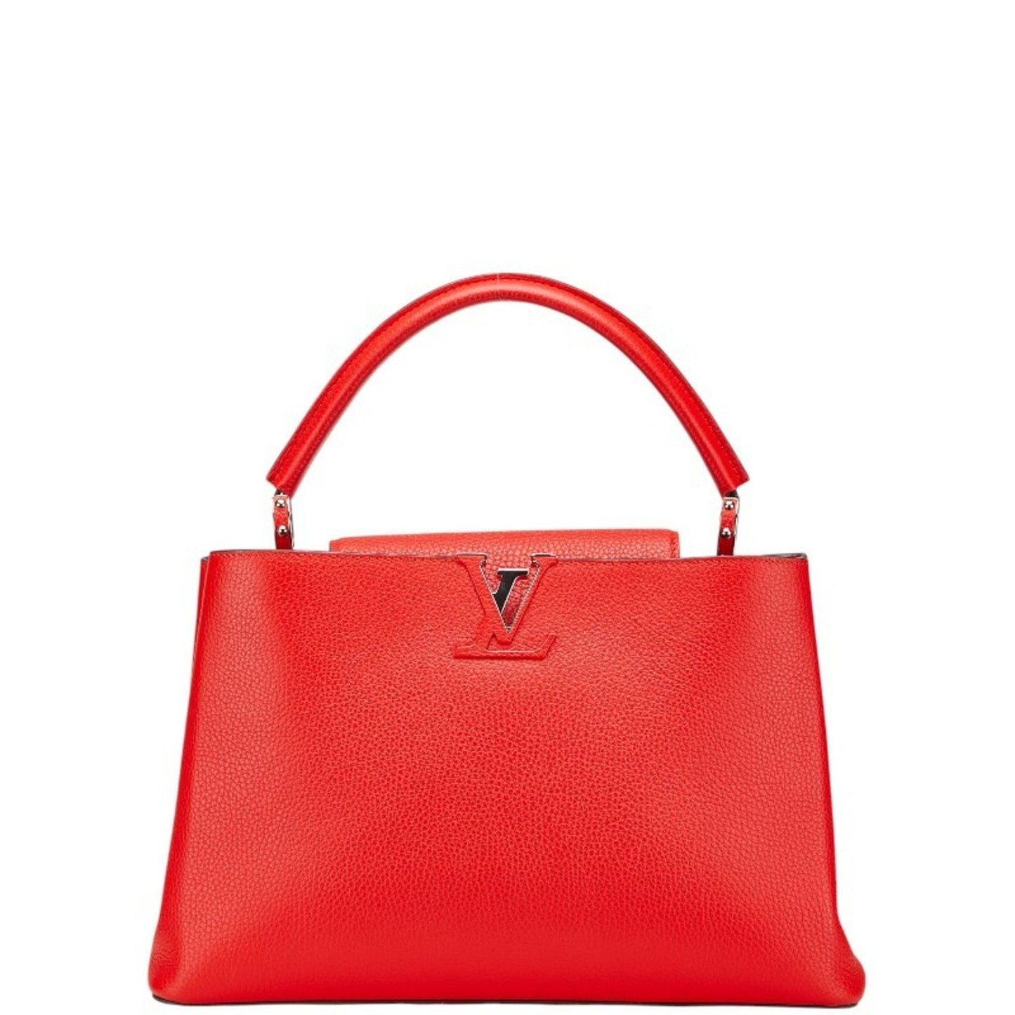 Louis Vuitton Capucines Mm Handbag M94631 Coquelicot Red Leather